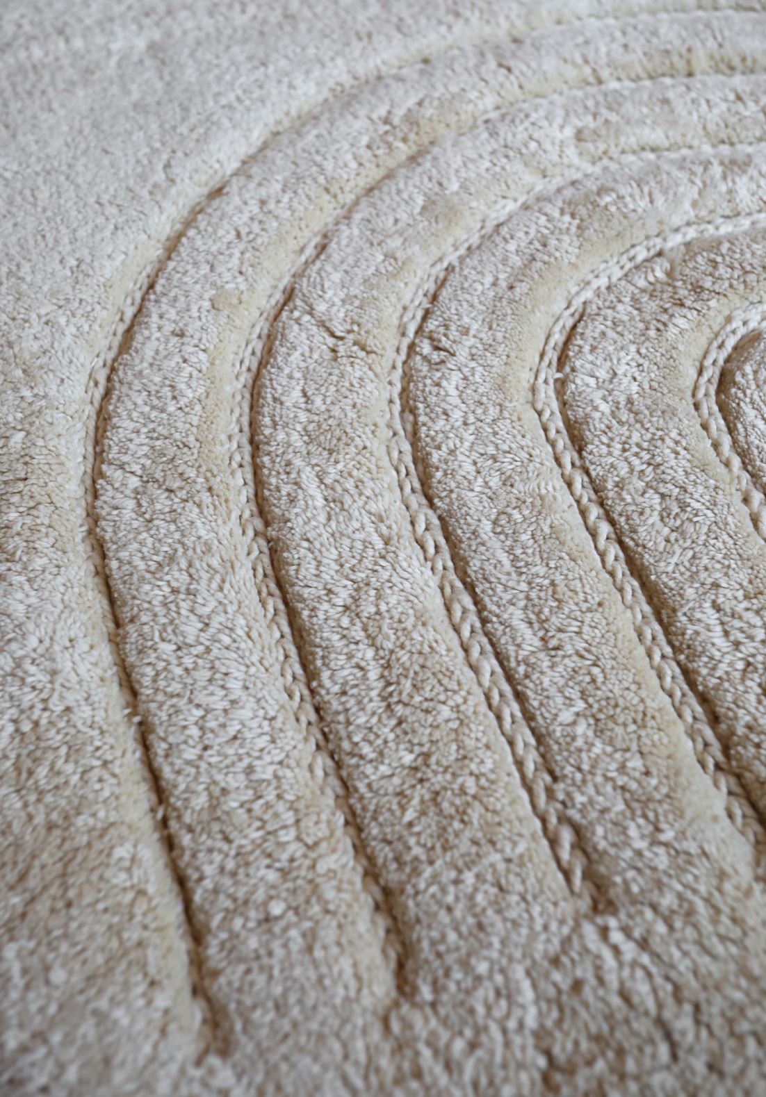 Sola, Beige Bath Mats & Rugs Jamasi