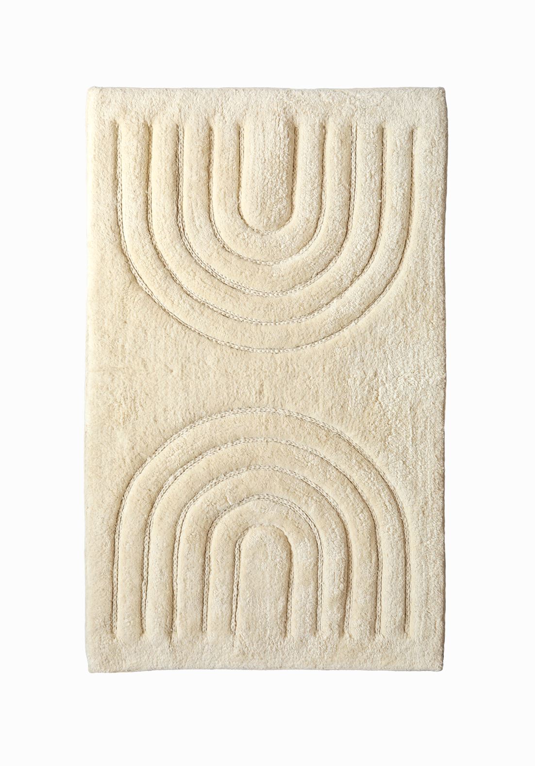 Sola, Cream Bath Mats & Rugs Jamasi