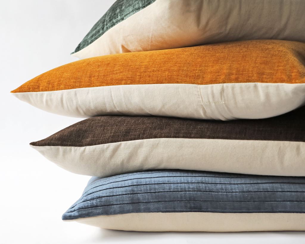 Roux, Saffron Velvet Decorative Pillows Coterie Brooklyn