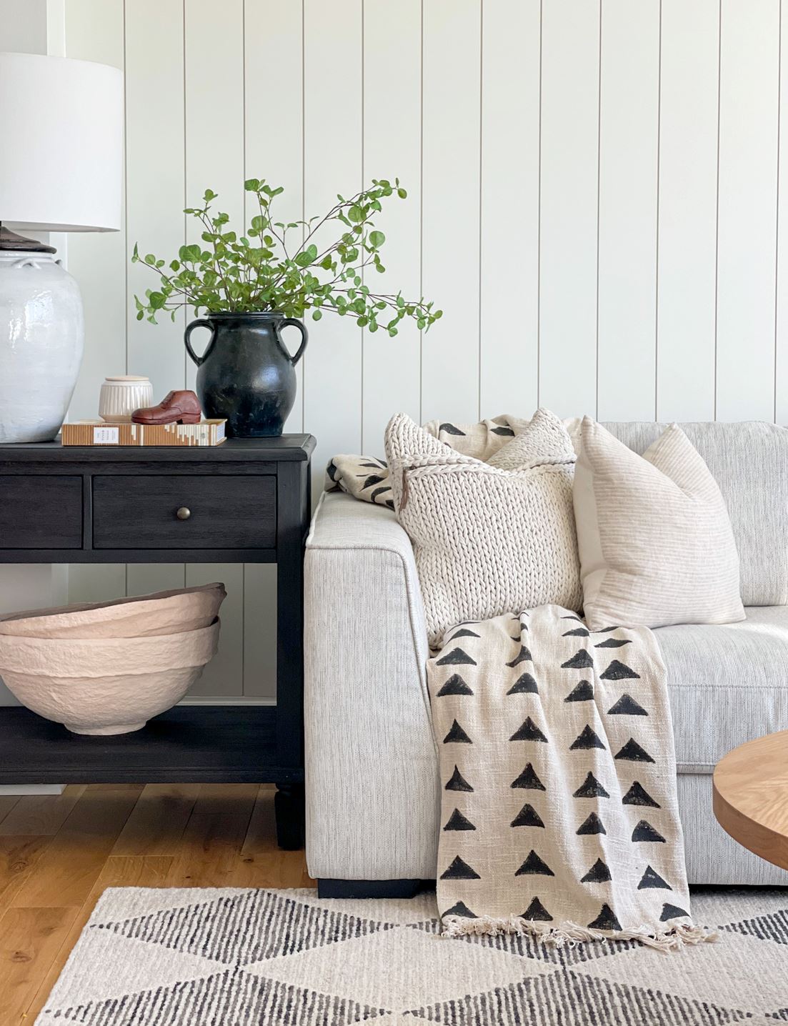 Block Printed Throw Blanket Throw Blankets Coterie Brooklyn