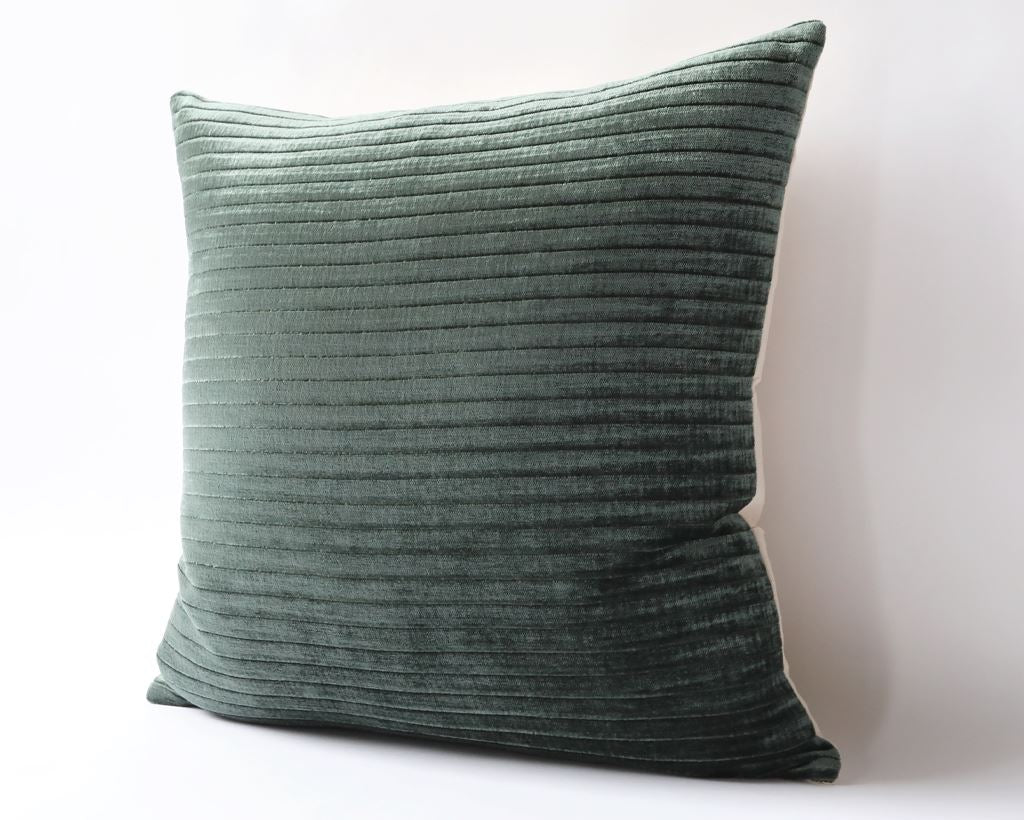 Rhone, Evergreen Velvet Decorative Pillows Coterie Brooklyn