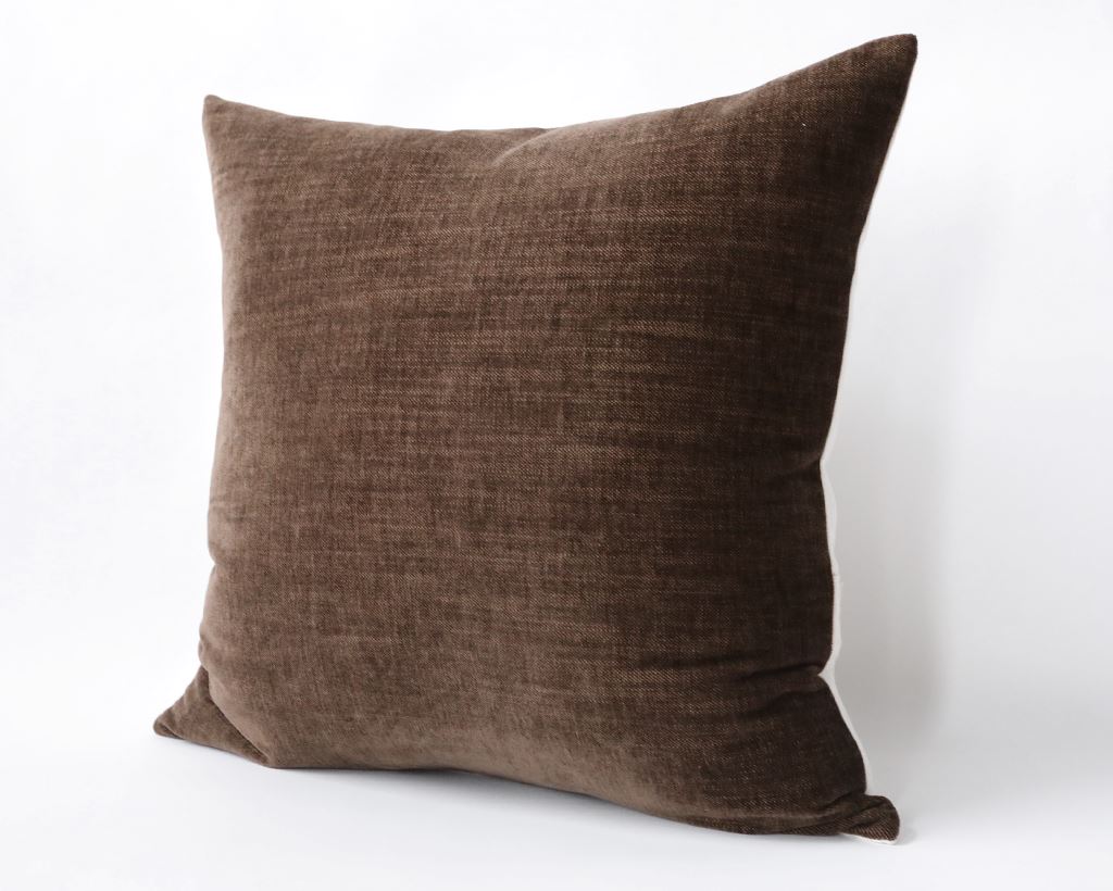 Roux, Bark Velvet Decorative Pillows Coterie Brooklyn