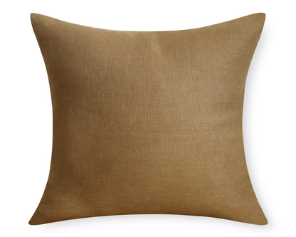 Linen Pillow Cover, Ochre