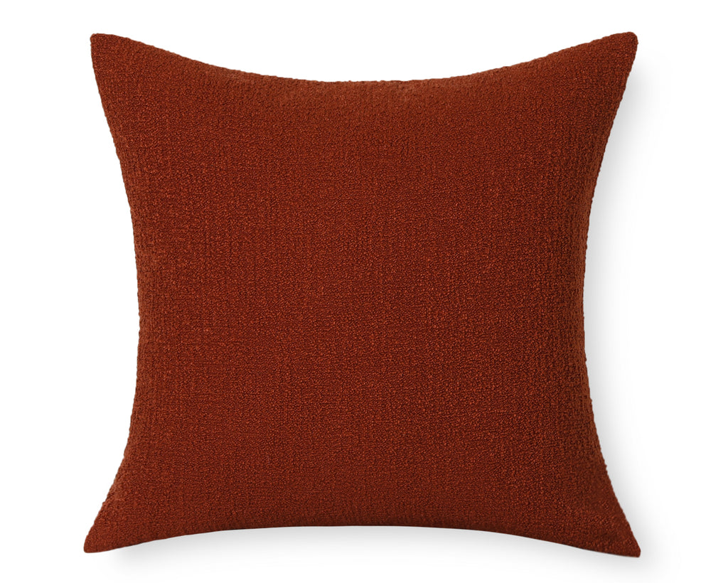 Lima, Boucle Pillow Cover in Sienna