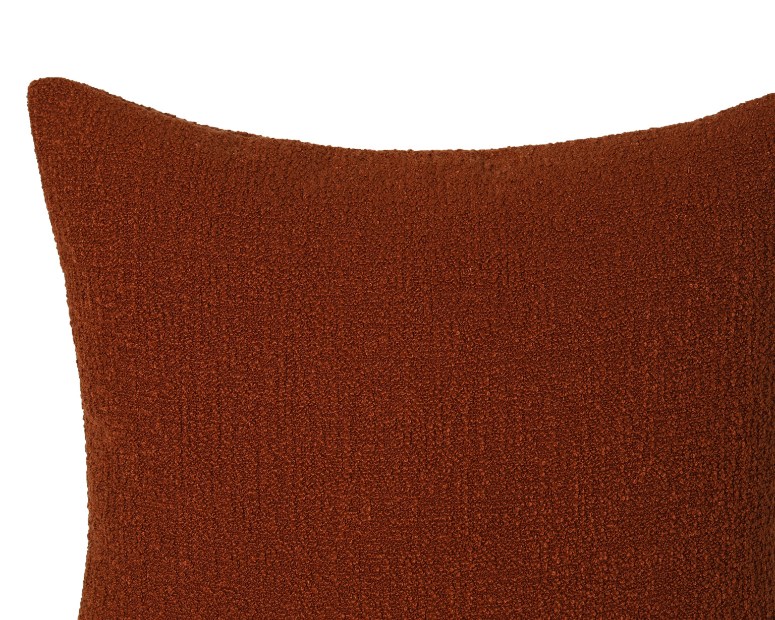 Lima, Boucle Pillow Cover in Sienna