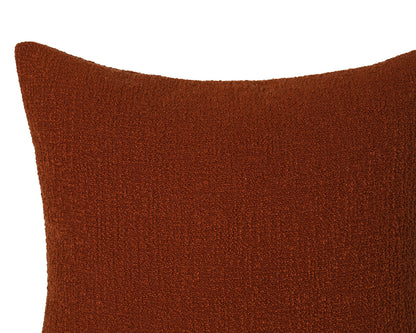 Lima, Boucle Pillow Cover in Sienna