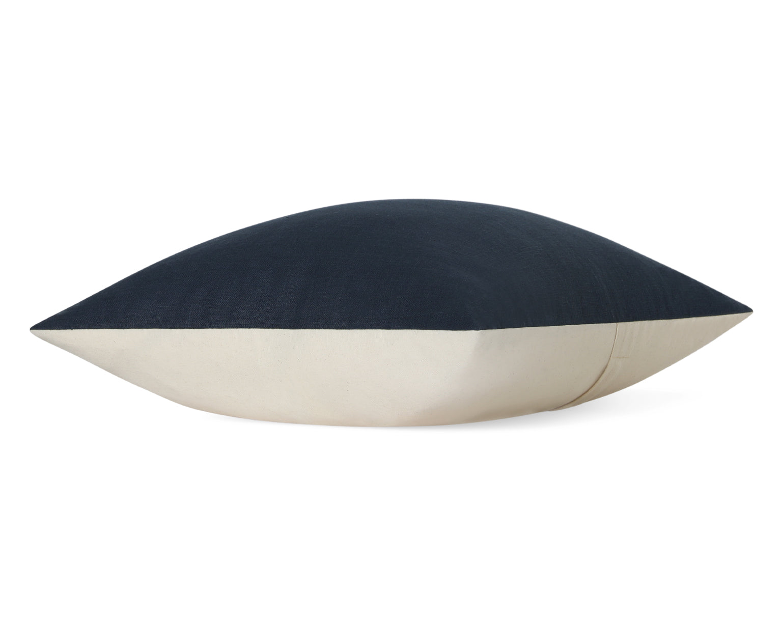 Navy Linen Pillow Cover