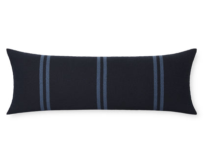 Lehigh in Indigo, Large Lumbar Pillow