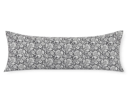 Lille in Graphite, Large Lumbar Pillow