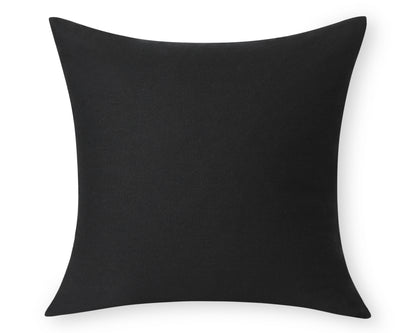 Black Linen Pillow Cover | Stitched Select Linen Collection