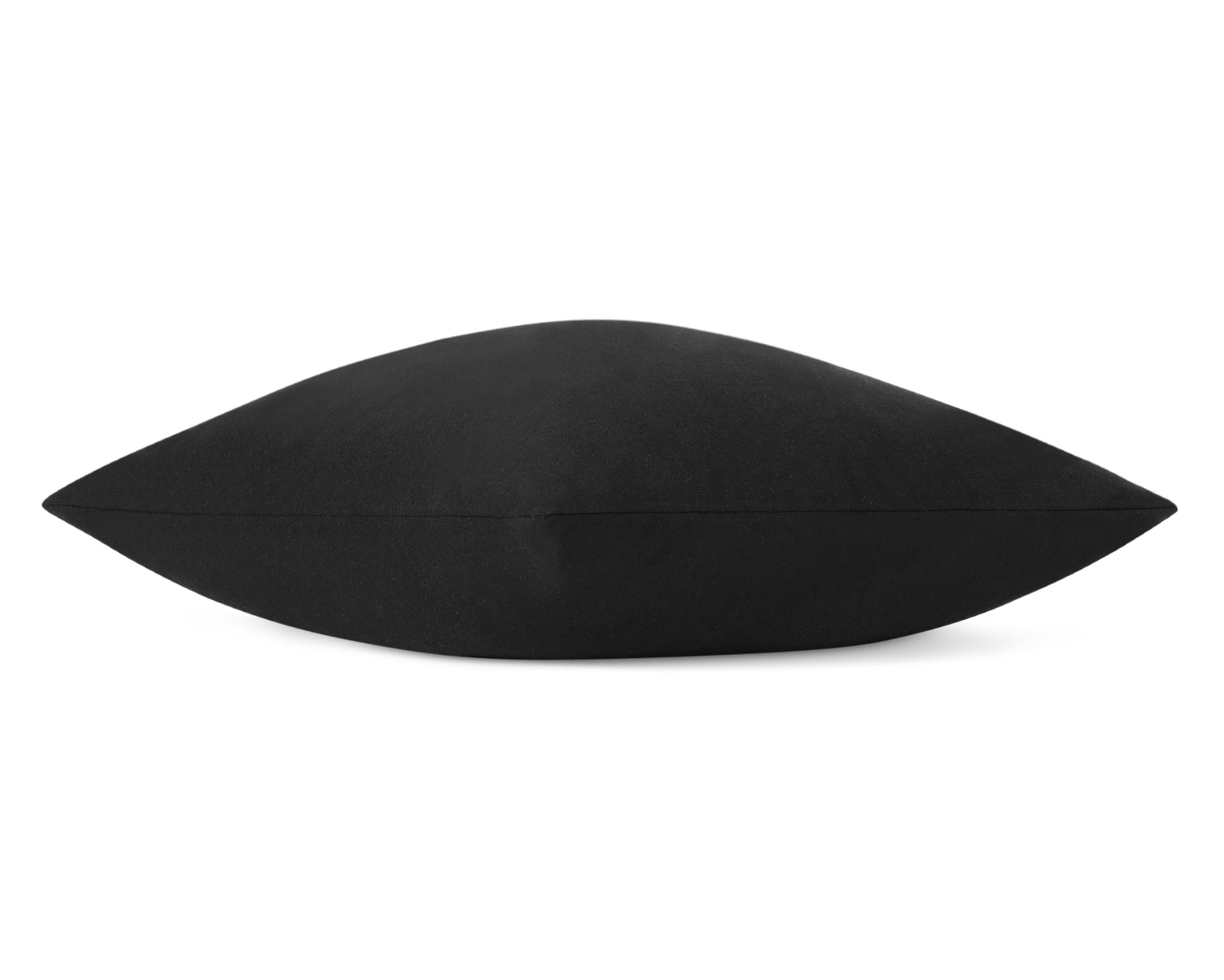 Black Linen Pillow Cover | Stitched Select Linen Collection