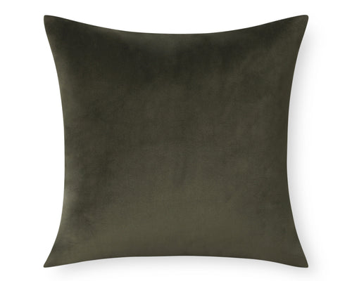 Velvet Pillow Cover, Olive