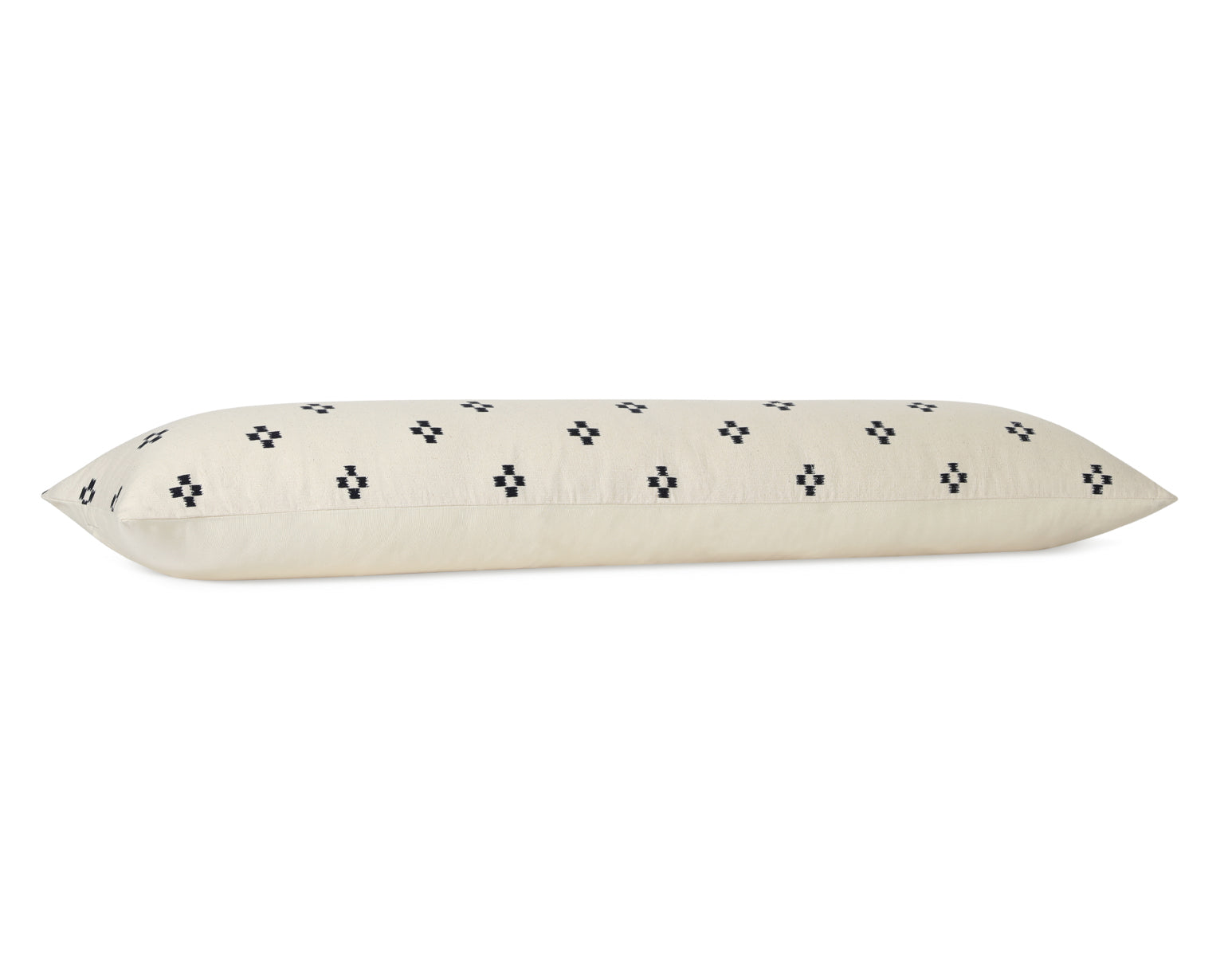 Maho, 12"x46", Cotton Block Printed Long Lumbar Pillow