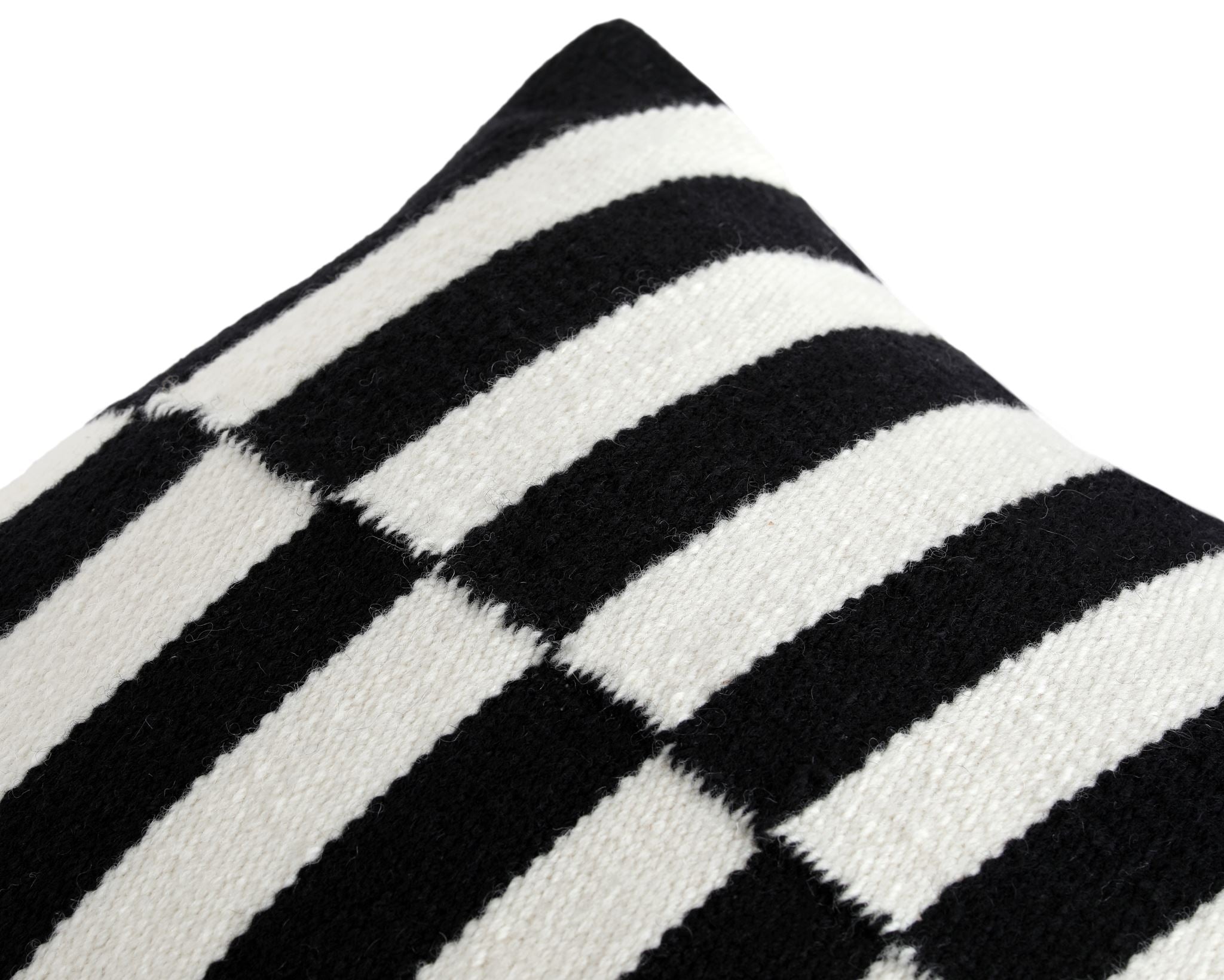 Cyprus, Black Wool Cover Decorative Pillows Coterie Brooklyn 