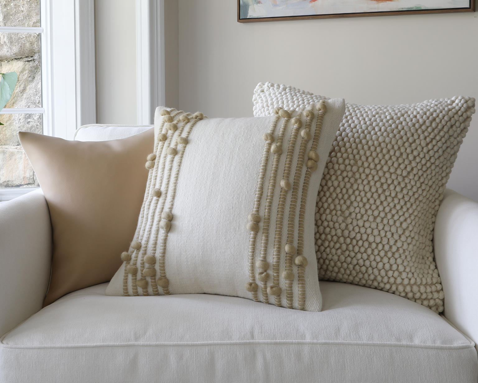 Faryll, Wool Pillow Cover