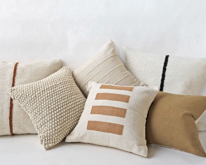 Linen Pillow Cover, Ochre - Clearance Sizes Coterie Brooklyn 