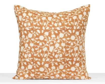 Hanover, Amber Block Printed Pillow Cover Decorative Pillows Coterie Brooklyn 