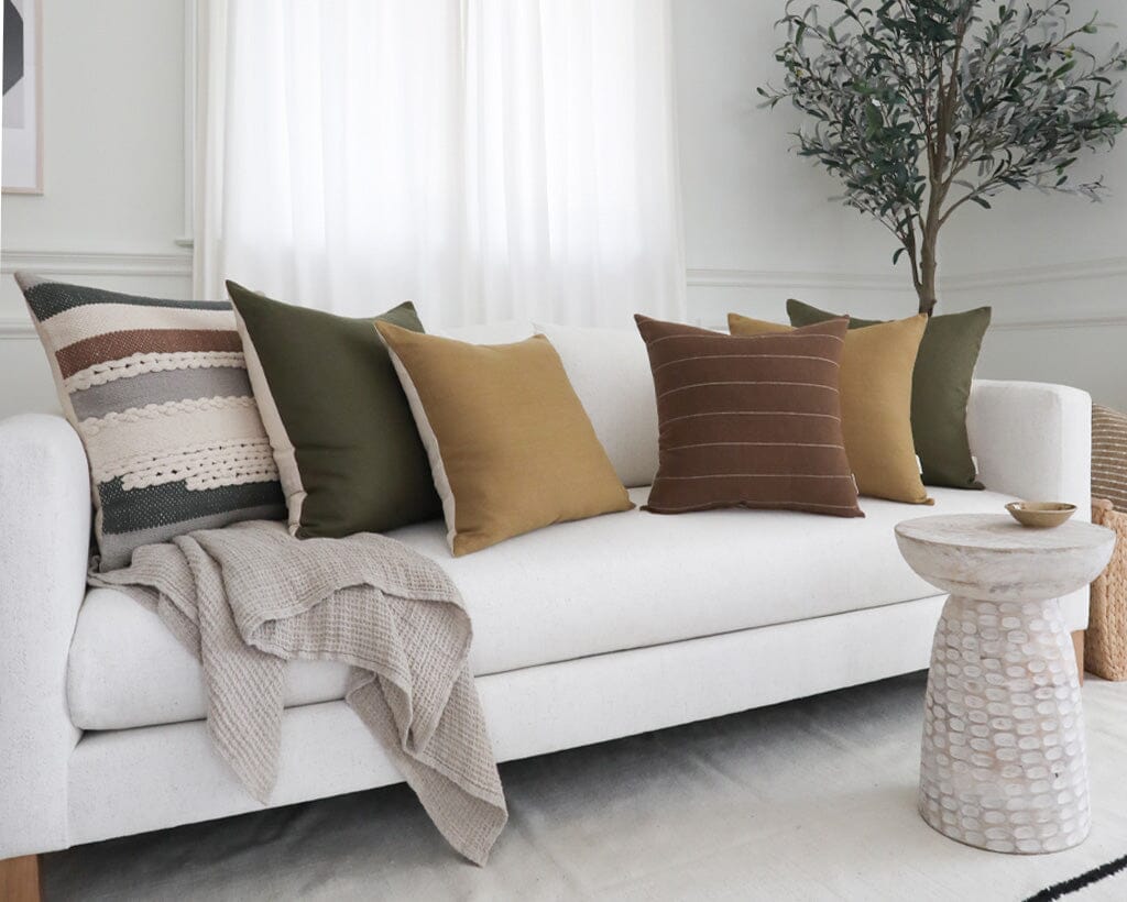 Harvest Hues, Curated Pairing Decorative Pillows Coterie Brooklyn 