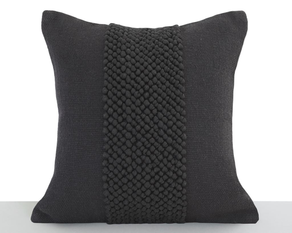 Houston, All Black Decorative Pillows Coterie Brooklyn 