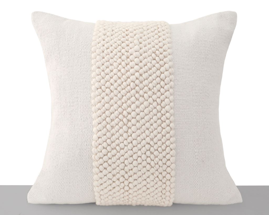 Houston, Ivory and Cream Decorative Pillows Coterie Brooklyn 