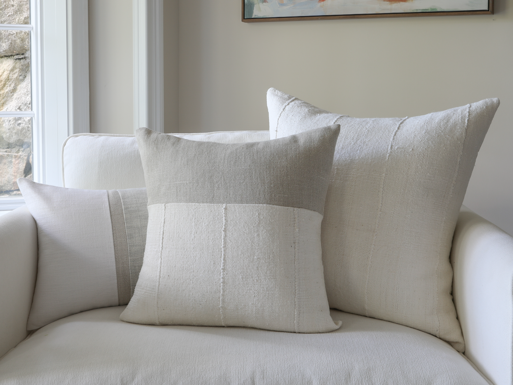 Indi, African Mudcloth + Linen