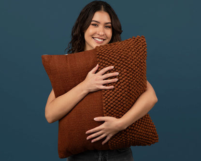 Islip, Rich Brown Decorative Pillows Coterie Brooklyn 