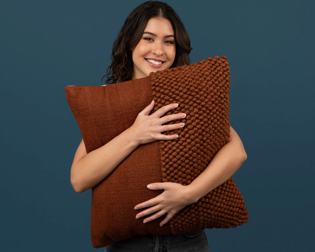 Islip, Rich Brown Decorative Pillows Coterie Brooklyn 