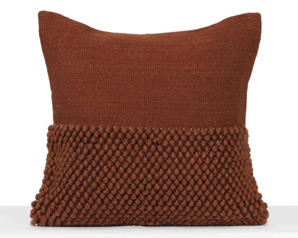 Islip, Rich Brown Decorative Pillows Coterie Brooklyn 