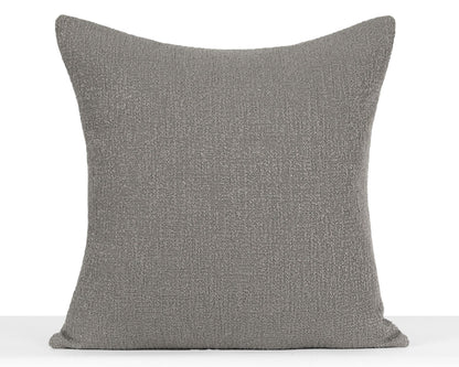 Lima, Grey Boucle Decorative Pillows Coterie Brooklyn 