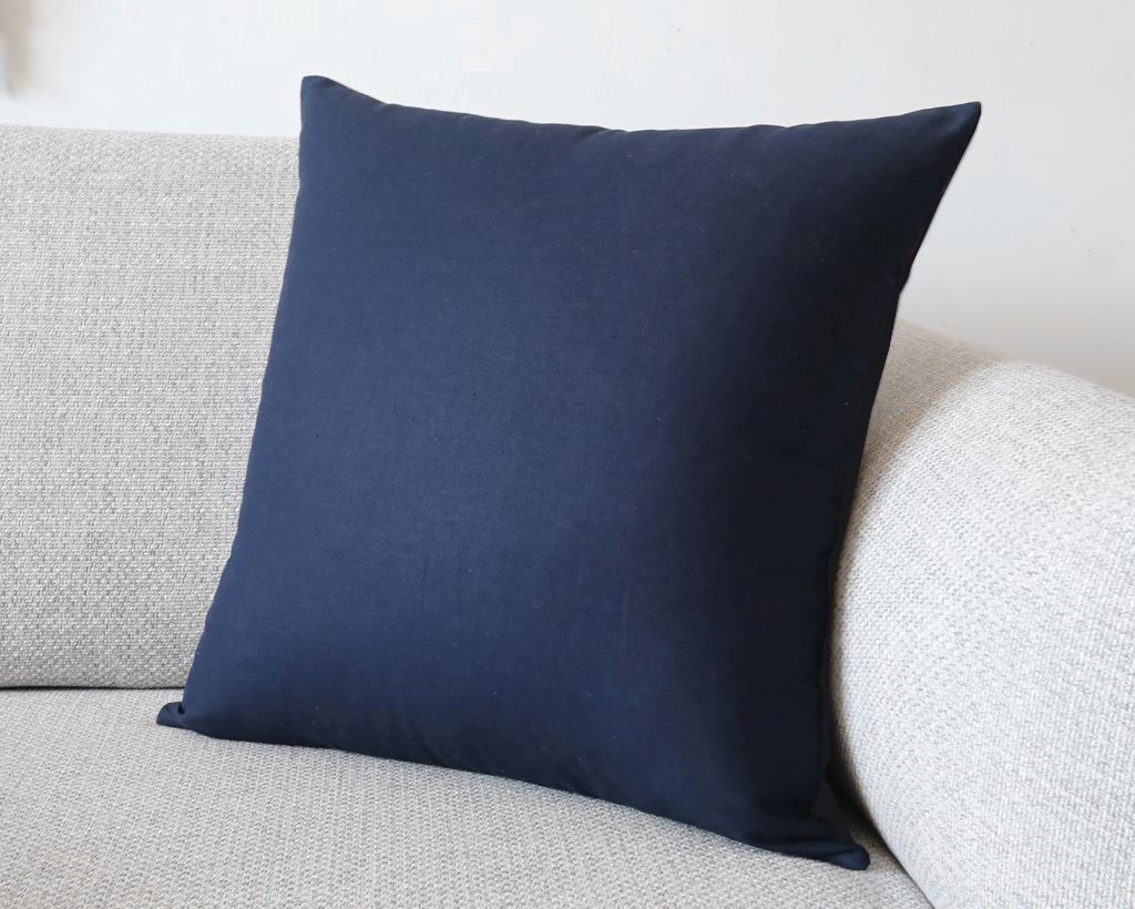 Linen Pillow Cover, Navy Decorative Pillows Coterie Brooklyn 