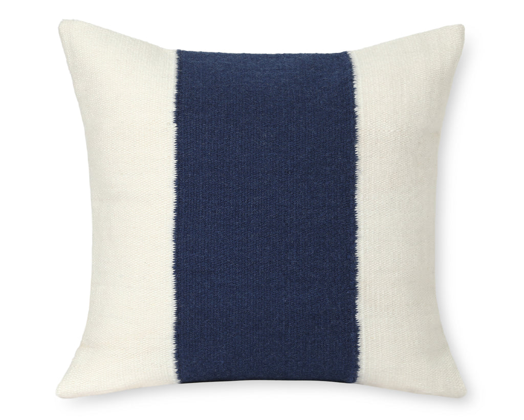 Loyola in Midnight Blue, Wool Pillow Cover