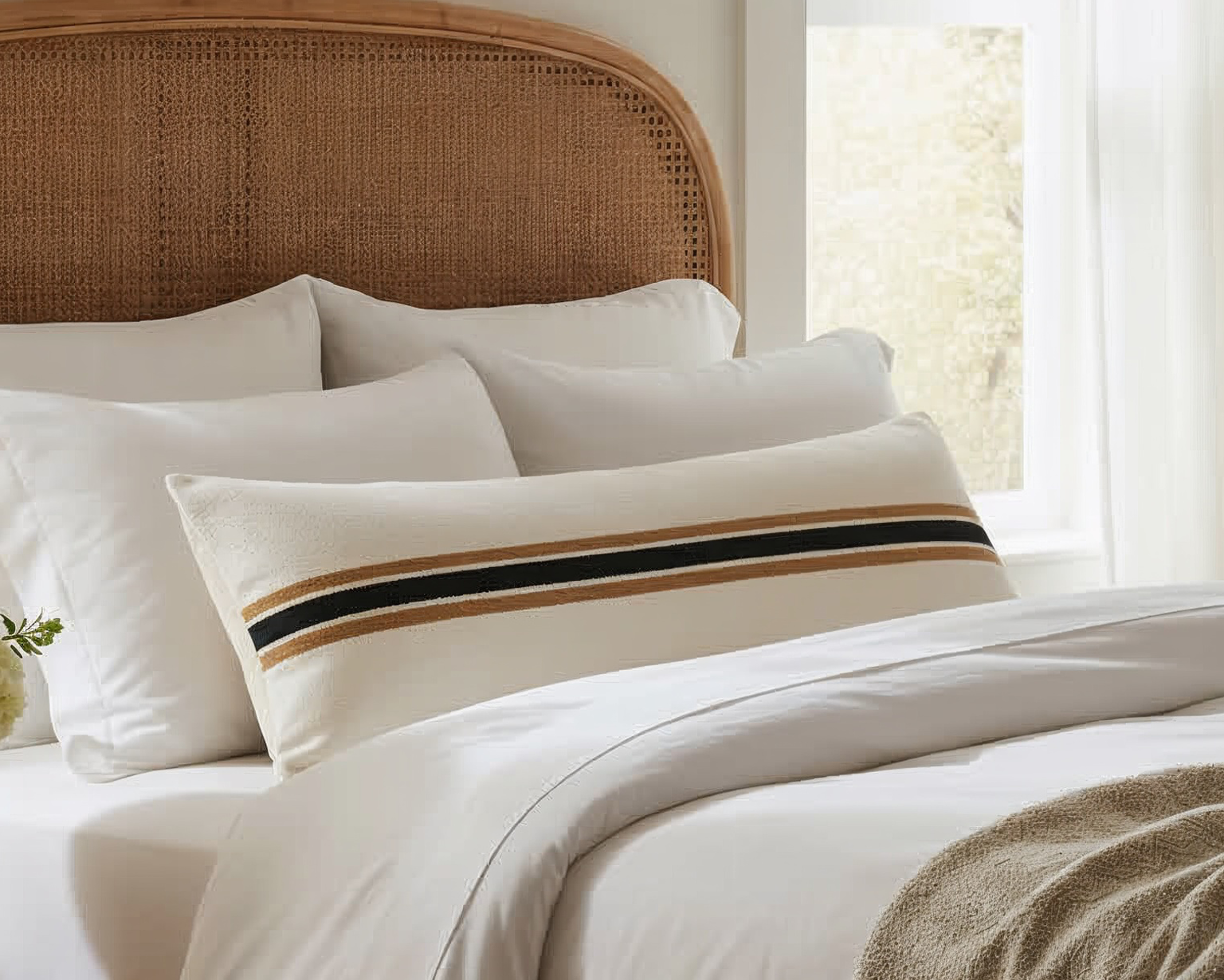 Montague, Large Lumbar Wool Pillow
