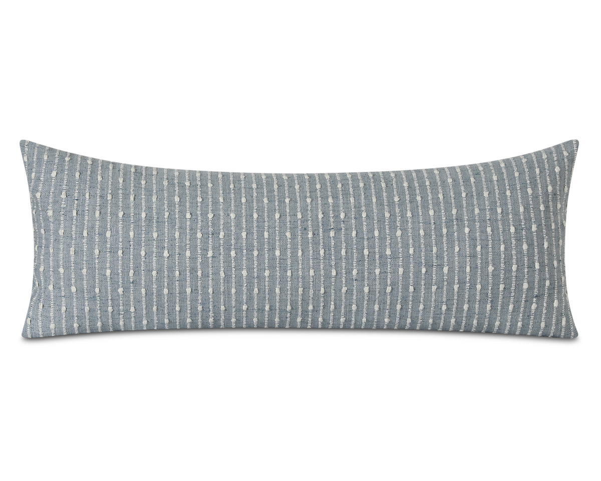 Monterey, Chambray, Long Lumbar Pillow