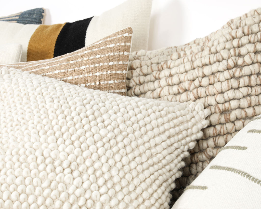 Baltimore, Crema Decorative Pillows Coterie Brooklyn 