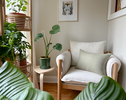 Sage Linen Pillow Cover