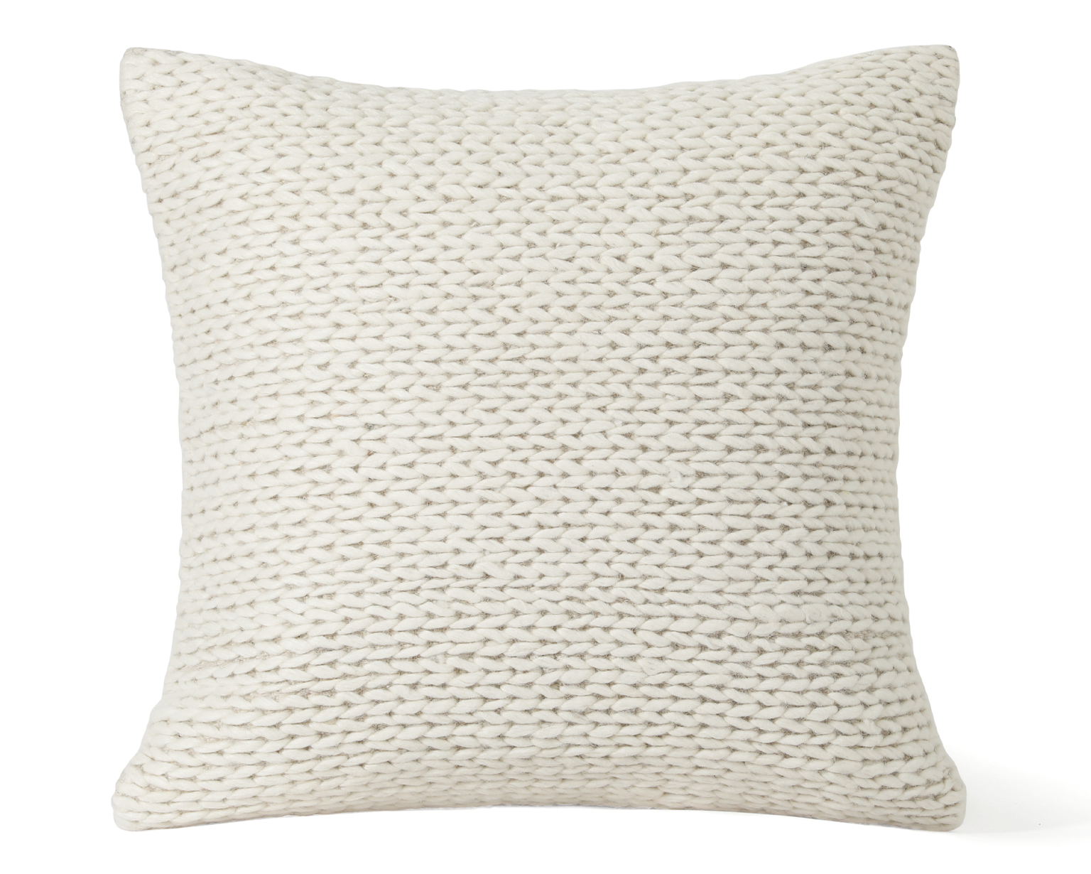 Sycamore, Chunky Knit Wool Pillow Cover, Clearance