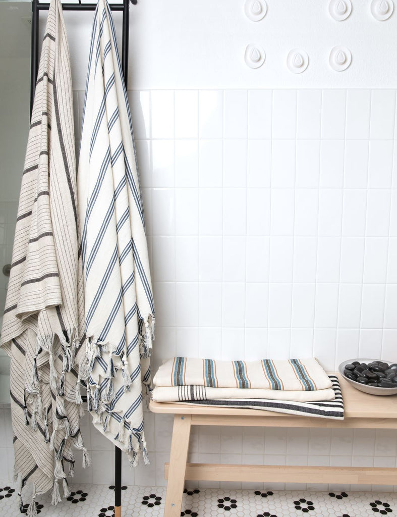 Organic Turkish Towel, Charlotte Bath Towels & Washcloths Coterie Brooklyn 