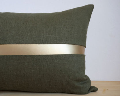 Antibes, Moss Decorative Pillows Stitched By Grace 