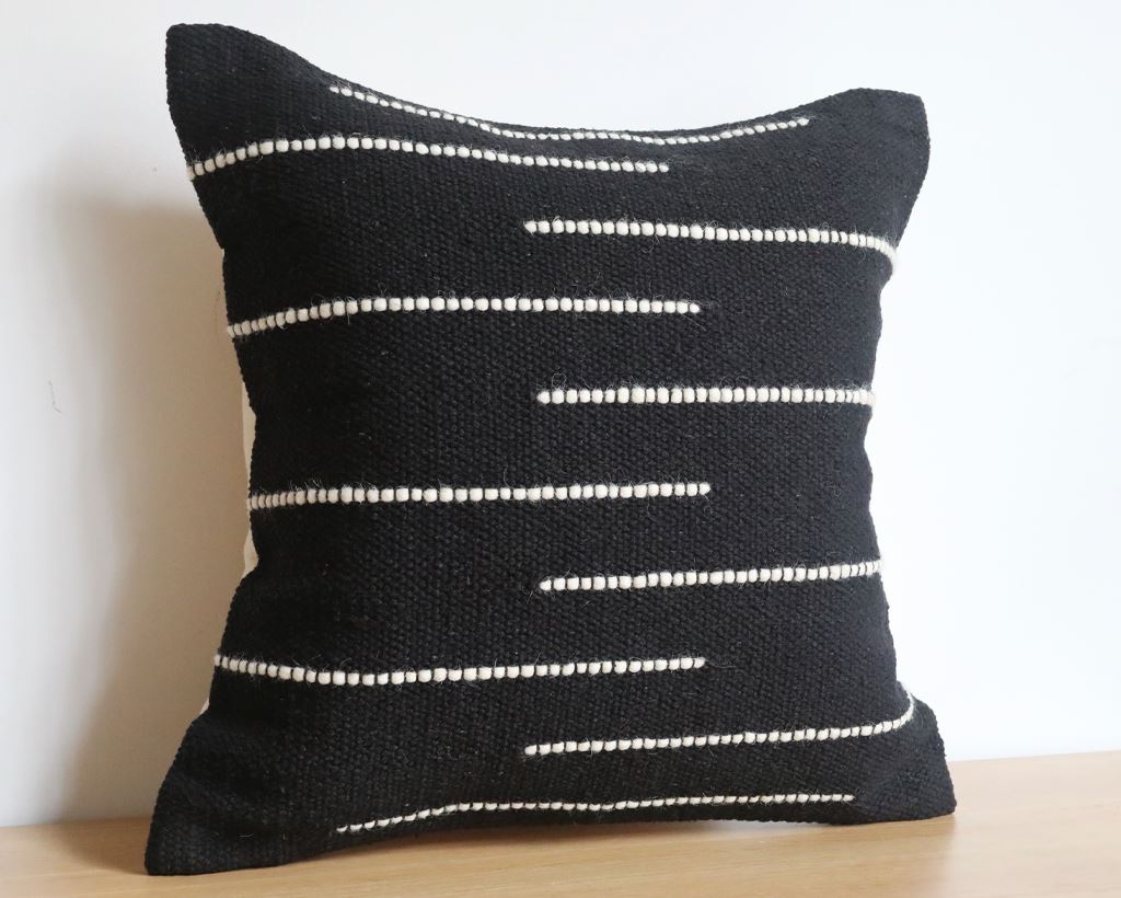Astor, Black and Cream Decorative Pillows Coterie Brooklyn 