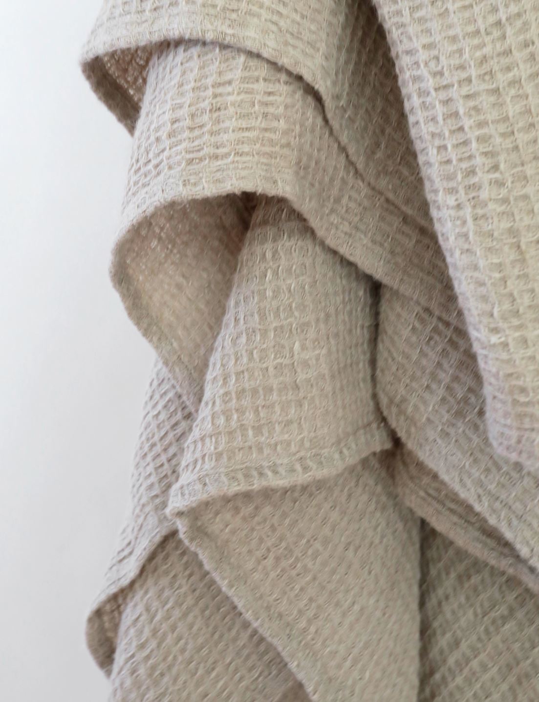 Ava, Waffle Linen Throw Blanket Throw Blankets Coterie Brooklyn 