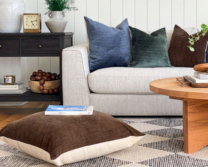 Roux, Velvet Floor Pilllow Decorative Pillows Coterie Brooklyn 
