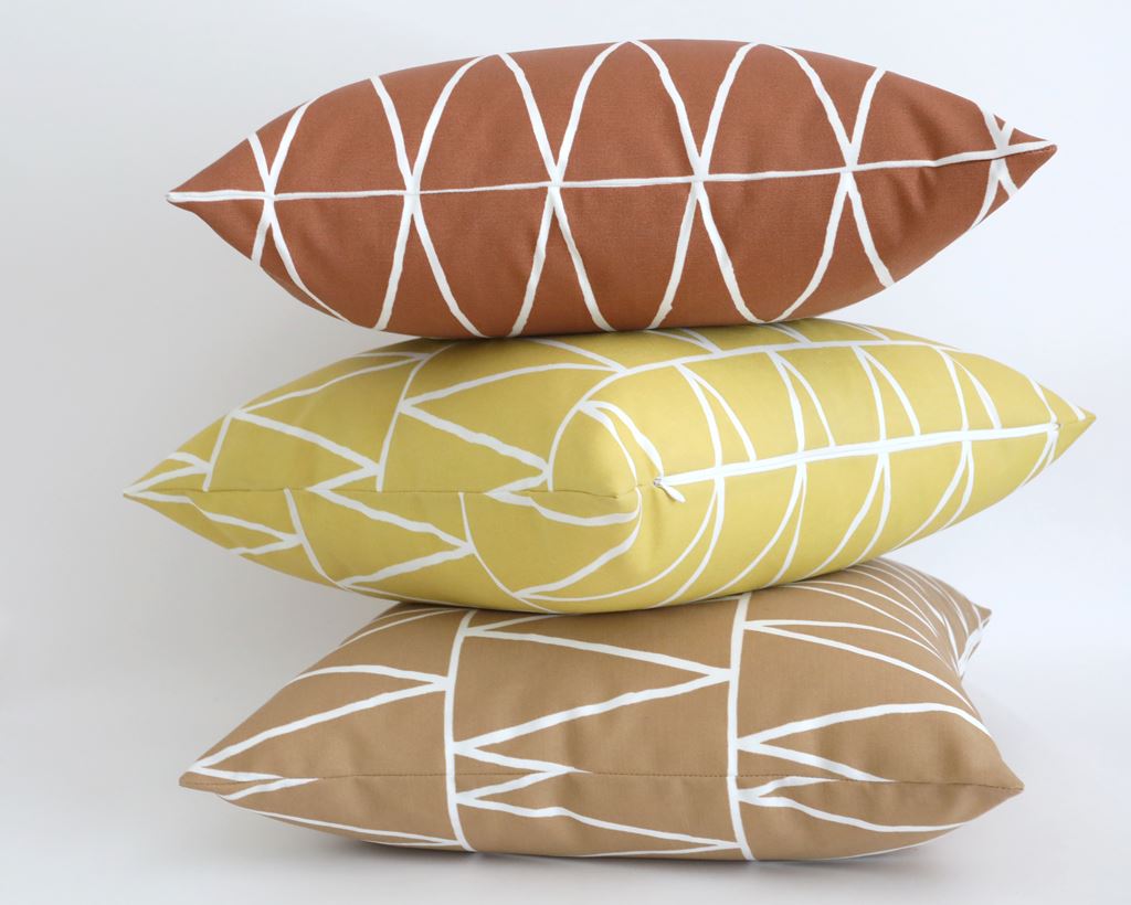 Biscayne Outdoor, Camel Decorative Pillows Coterie Brooklyn 