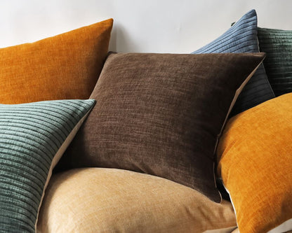 Roux, Bark Velvet Decorative Pillows Coterie Brooklyn 