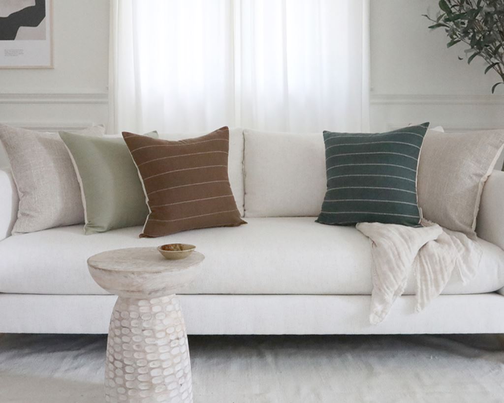 Earthy Elegance, Curated Pairing Decorative Pillows Coterie Brooklyn 