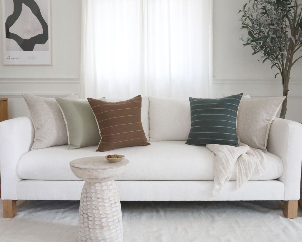 Earthy Elegance, Curated Pairing Decorative Pillows Coterie Brooklyn 