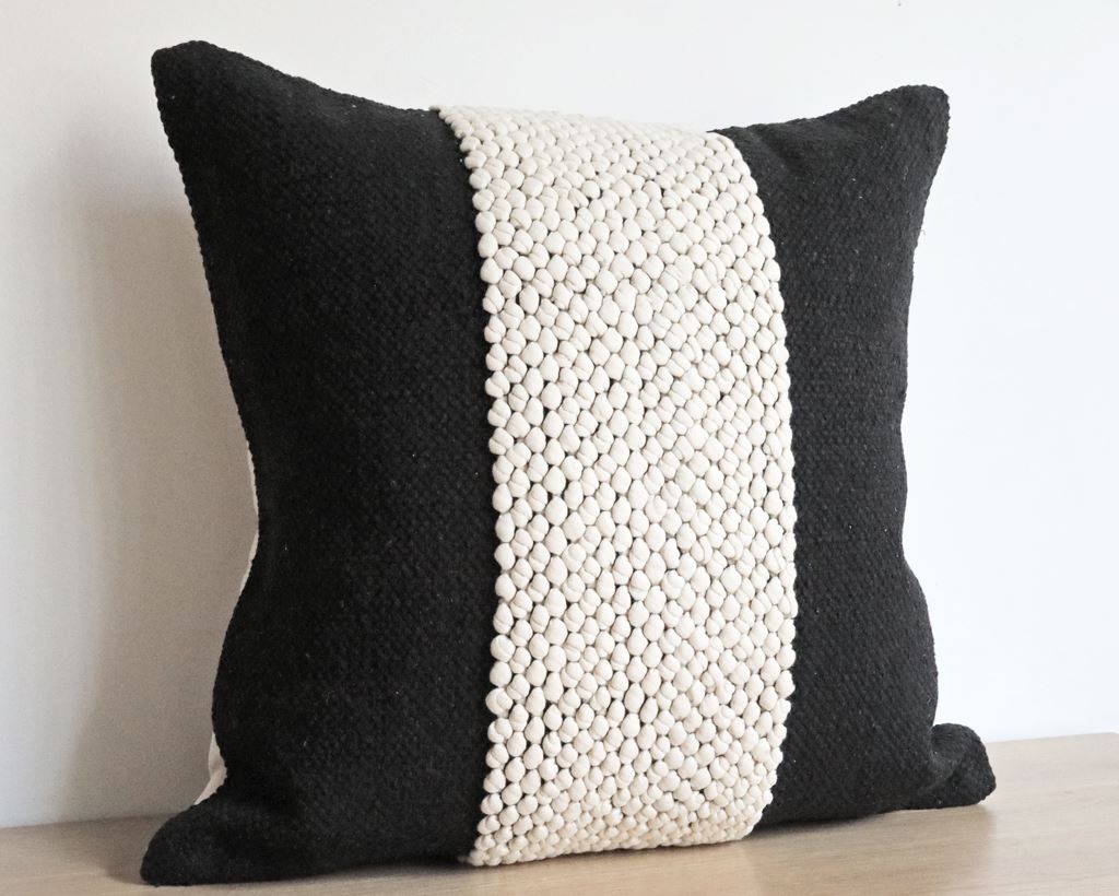 Houston, Black & Cream Decorative Pillows Coterie Brooklyn 