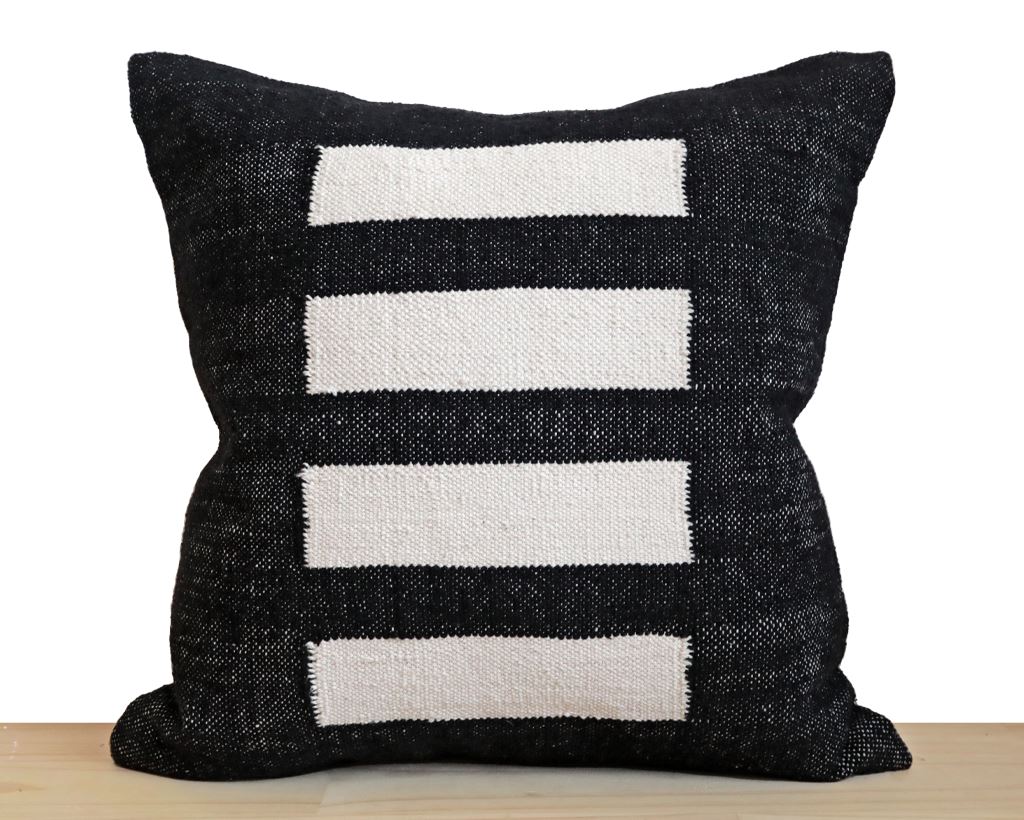 Imogene, Black Decorative Pillows Coterie Brooklyn 