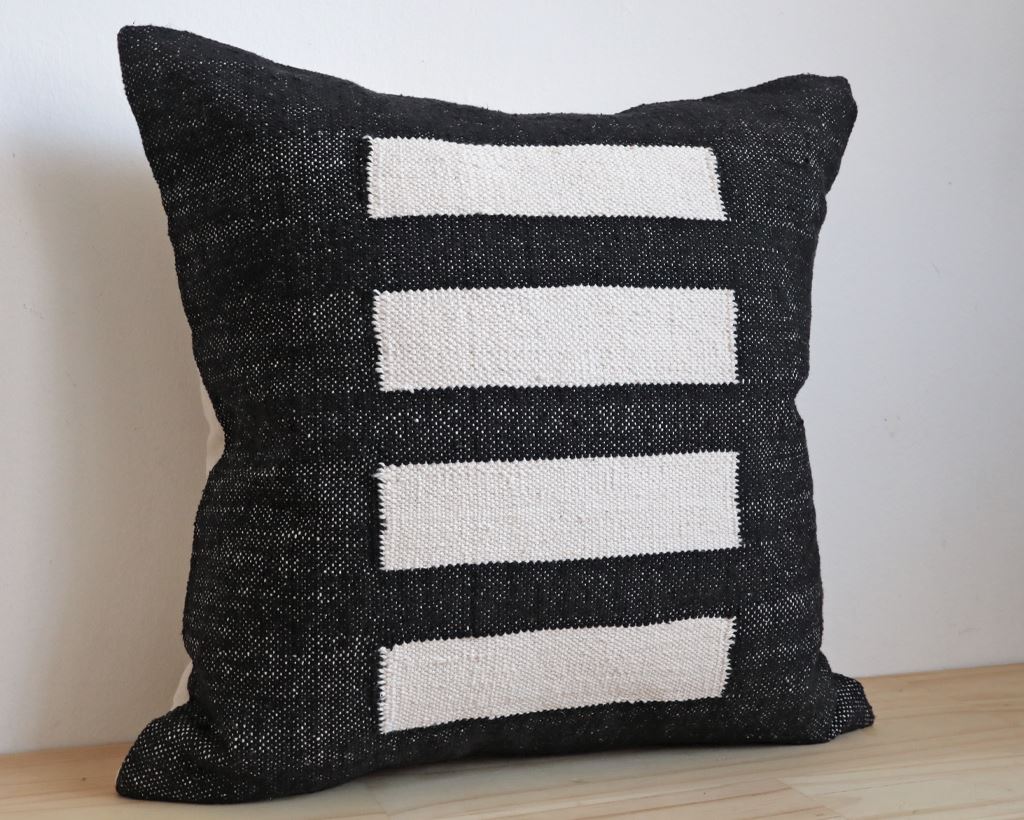 Imogene, Black Decorative Pillows Coterie Brooklyn 