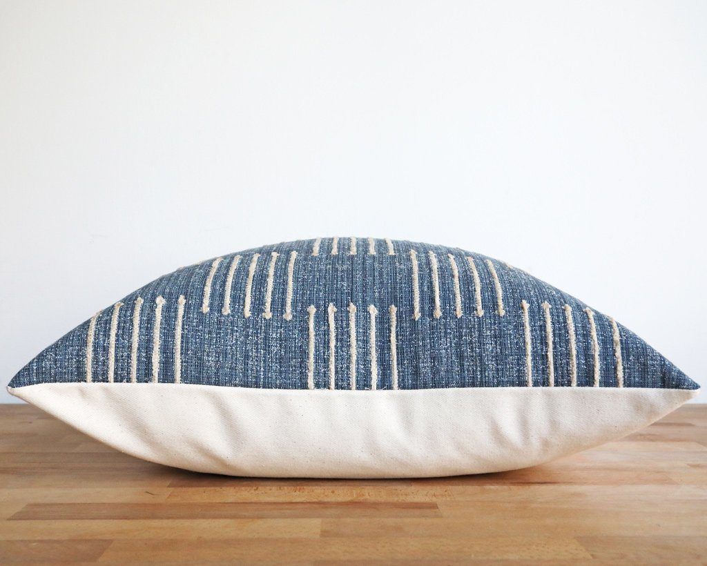 Kingston, Denim Decorative Pillows Stitched By Grace 