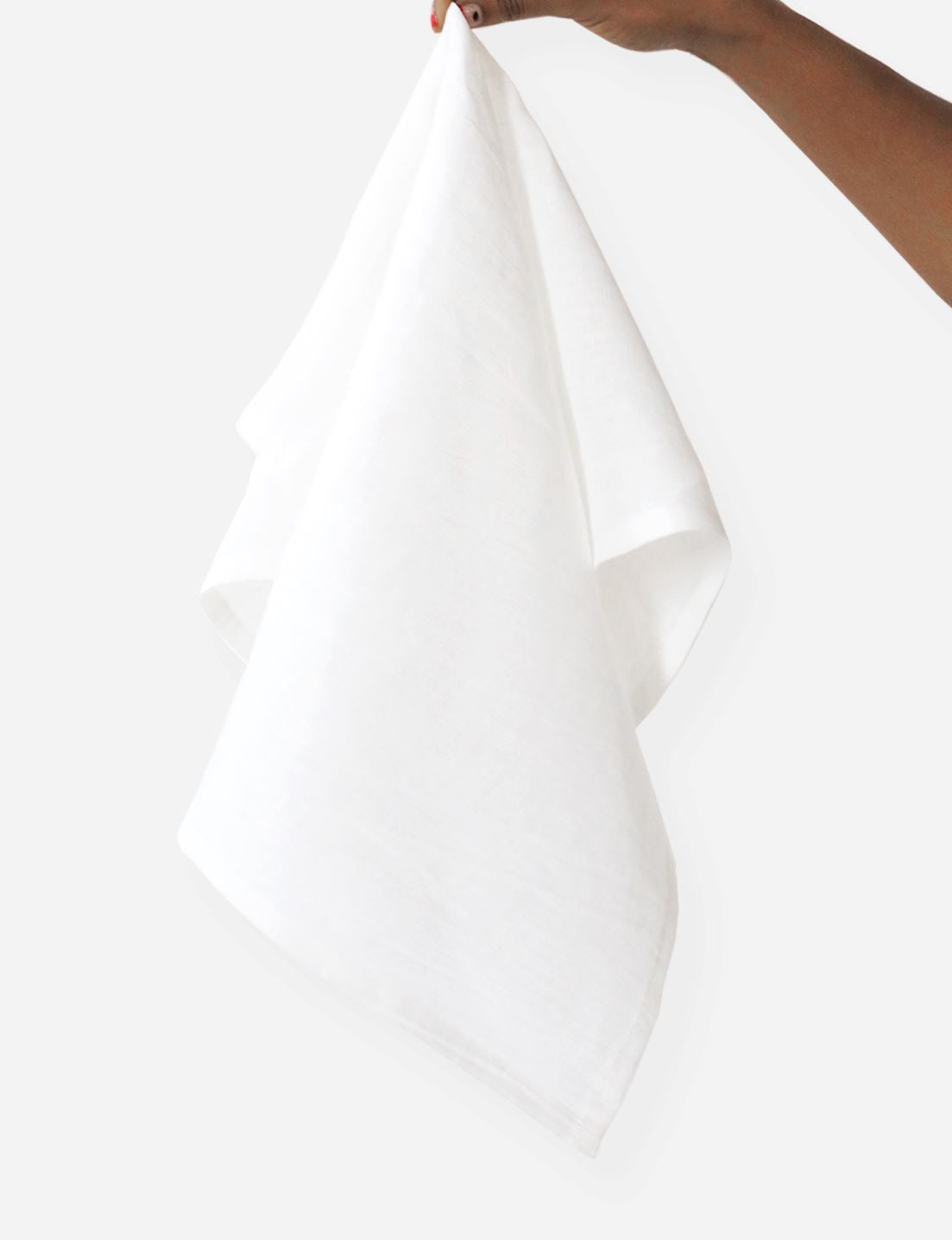 Linen Kitchen Towel, Ivory